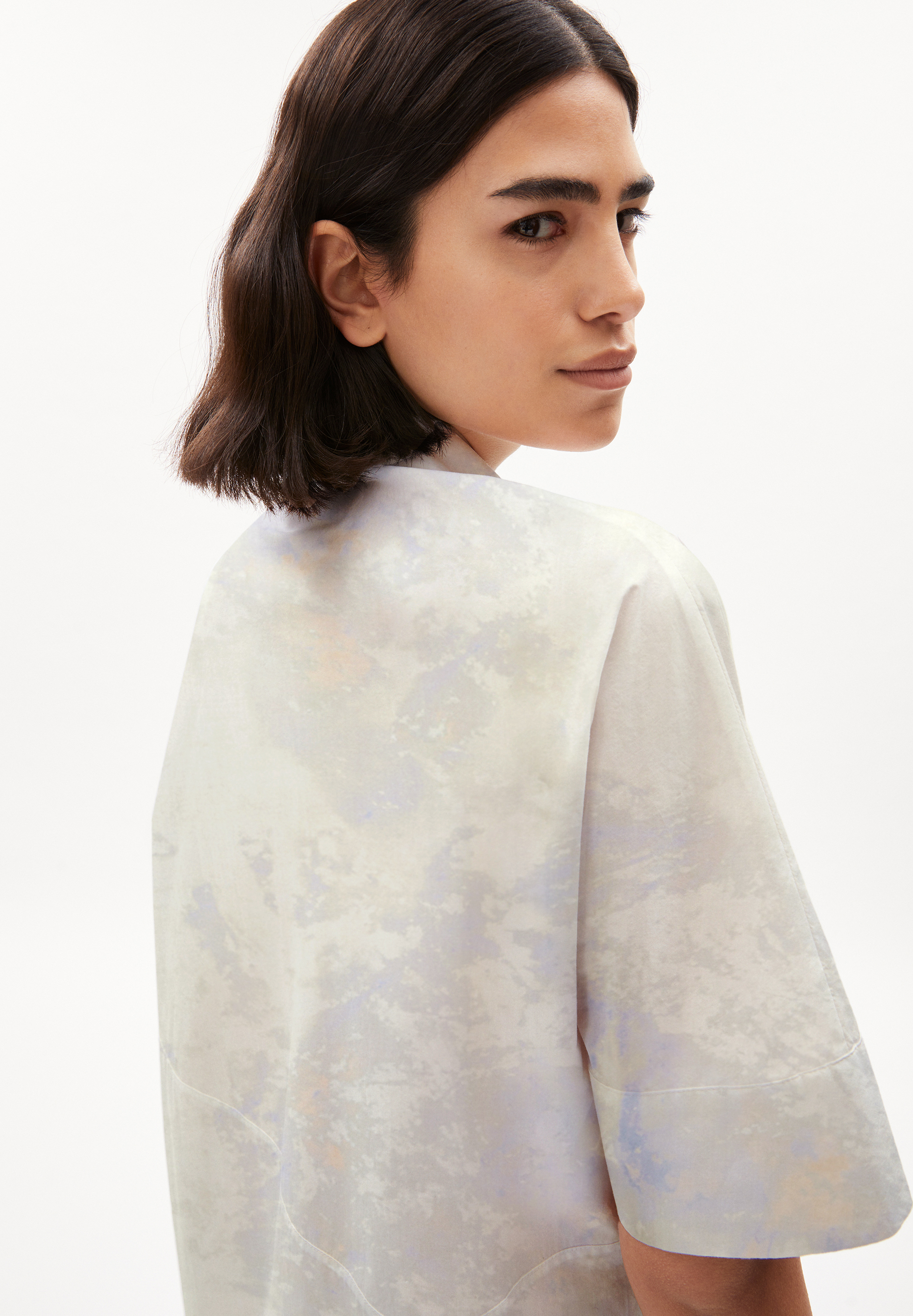 Webkleid Loose Fit aus Bio-Baumwolle