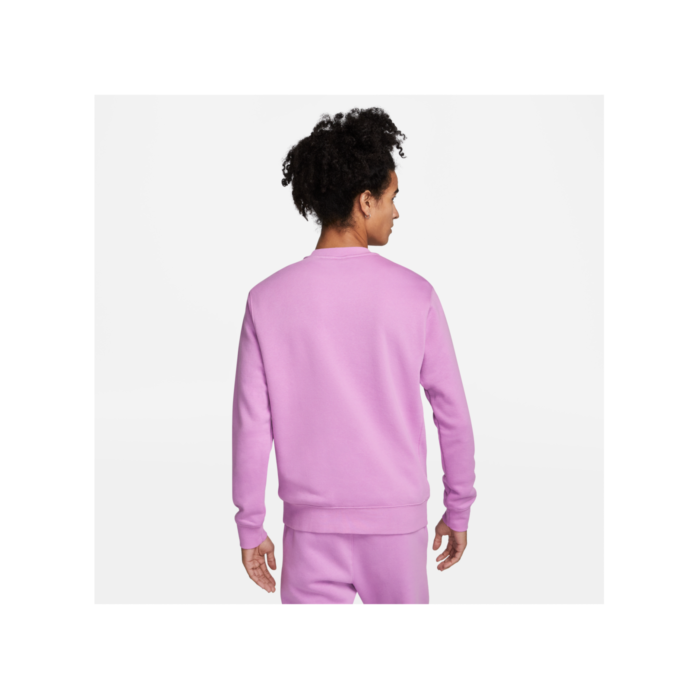 Nike Club Crew Sweatshirt Lila Weiss F591