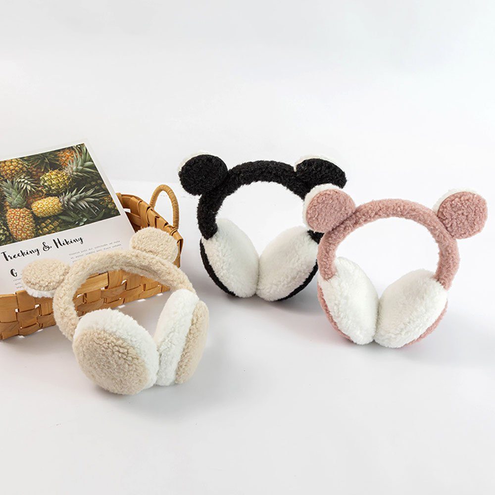 Buling Ohrenwärmer Ohrenwärmer Herbst und Winter Damen Plüsch Wind- und frostsicher Plush Ohrenschützer Earwarmer für den Outdoor-Sport