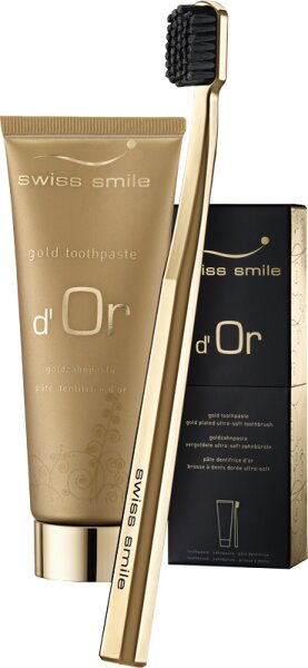 Swiss Smile d'Or Zahnpasta & Zahnbürste Pflegeset