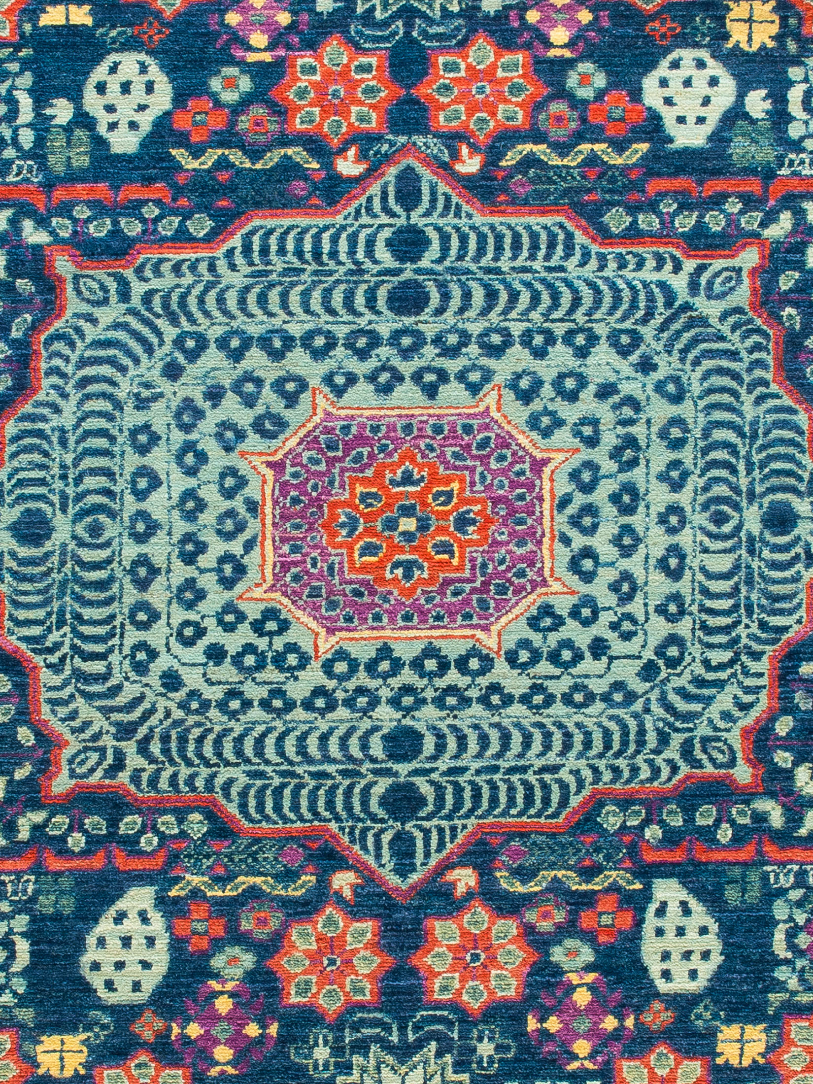 Kazak Ghazni ca. 247 x 295 cm, Unikat / Einzelstück