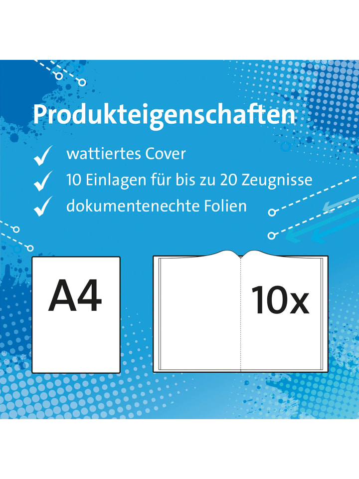 ROTH Zeugnismappe Polizei 110 in Blau günstig kaufen onesize