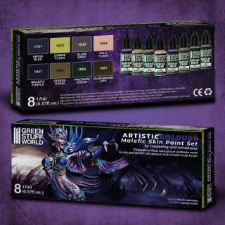 Acrylfarbe Farbset - Malefic Skin (8)