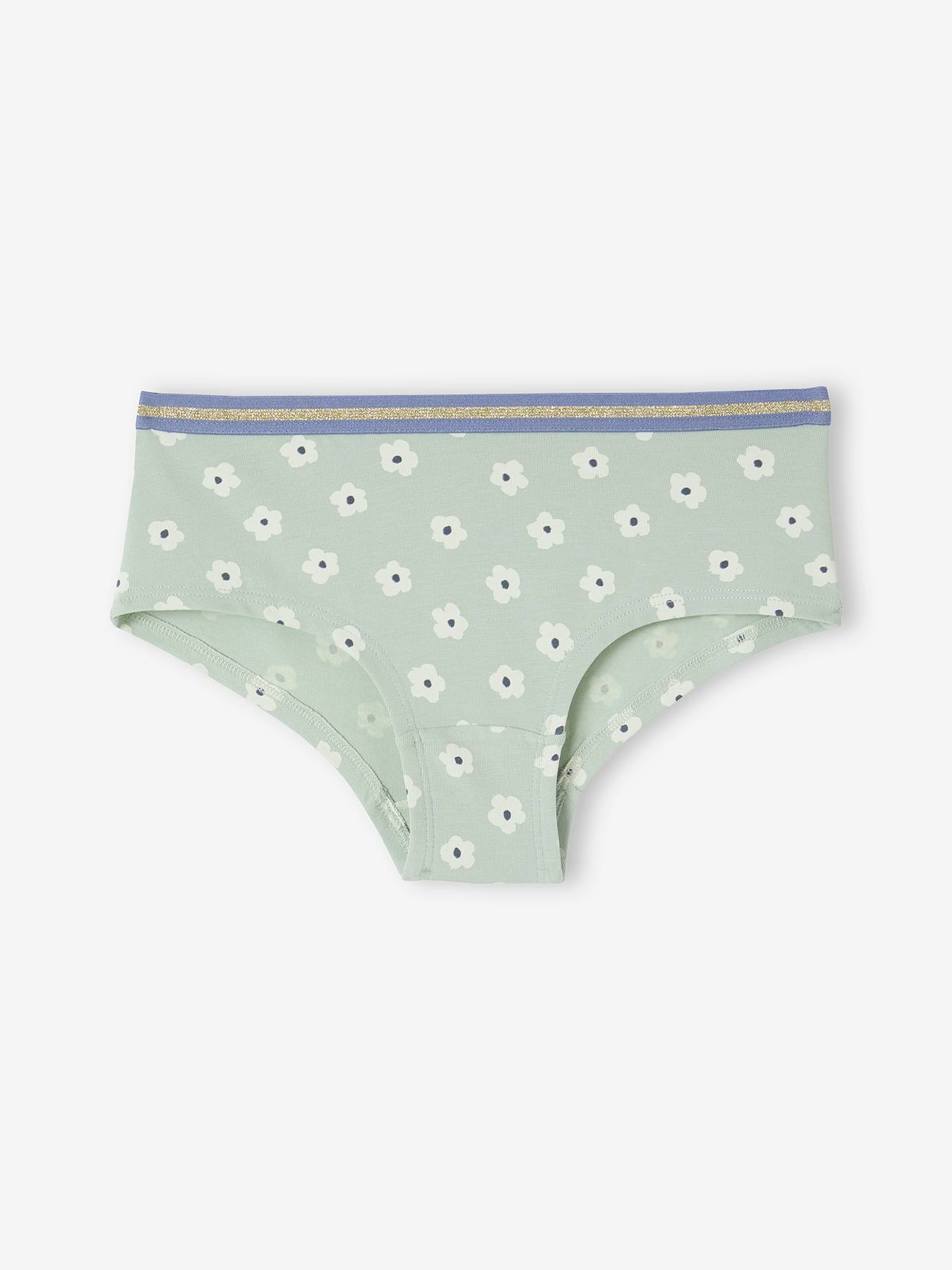 Vertbaudet 7er-Pack Mädchen Shortys mit Bio-Baumwolle - rosa