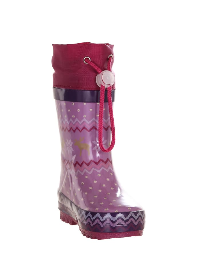 Playshoes Gummistiefel Norweger gefüttert in Lila günstig kaufen
