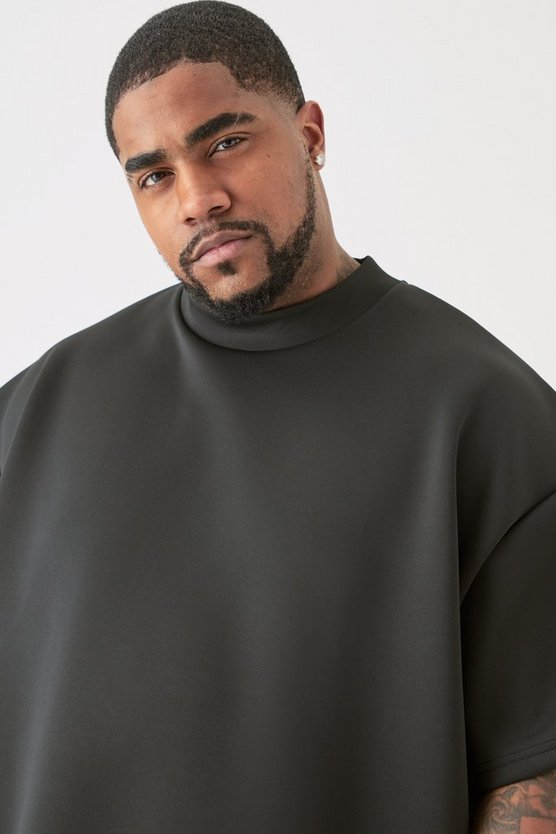 Plus Oversize Scuba T-Shirt