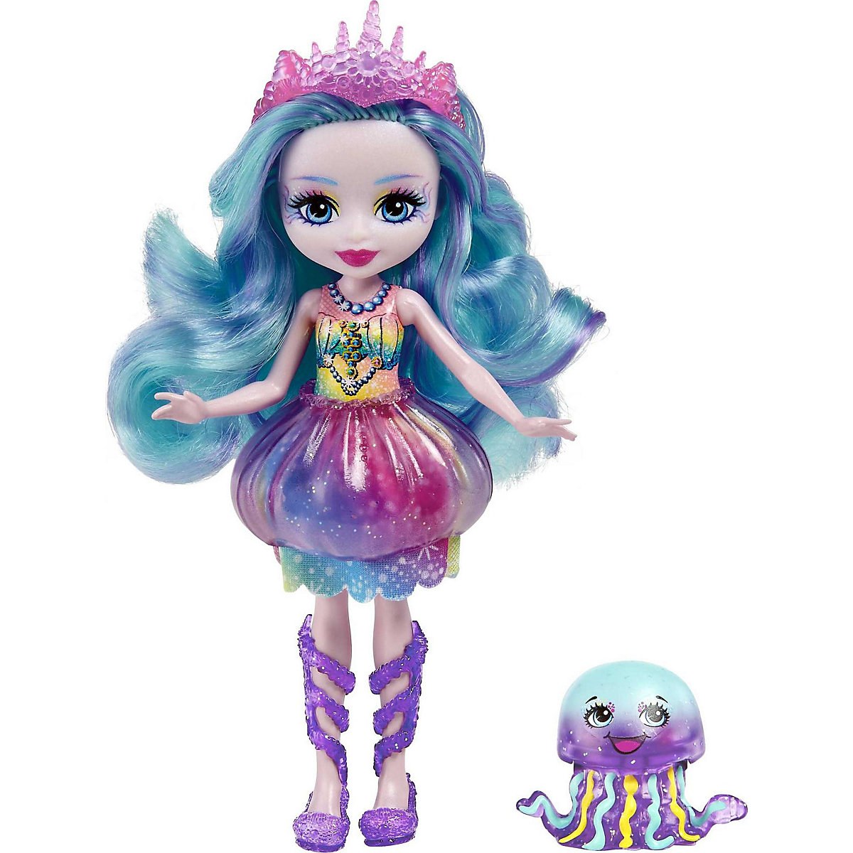 Royal Enchantimals Jelanie Jellyfish & Stingley Puppe