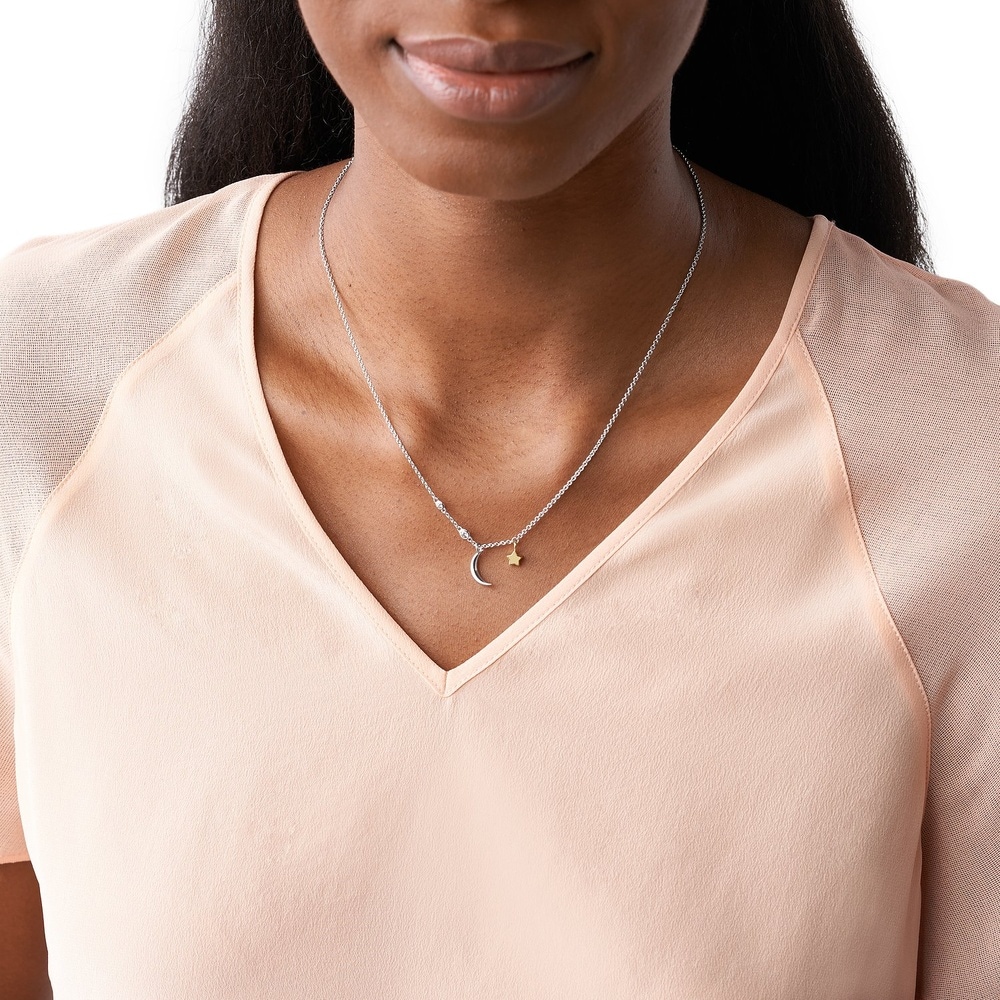 Fossil Chaînette 925 Argent collier