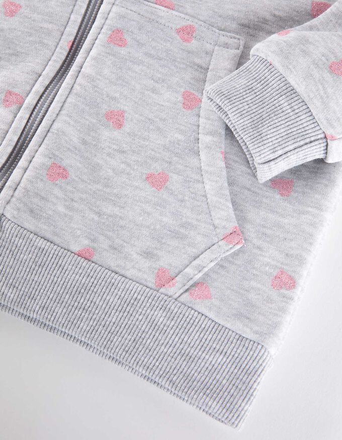Sweatjacke - Allover-Print