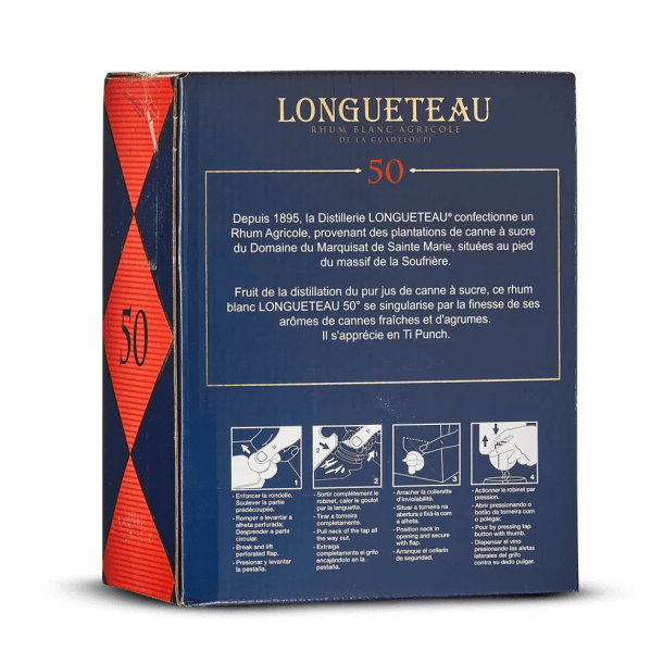 BIB Longueteau Rhum 3L 50%