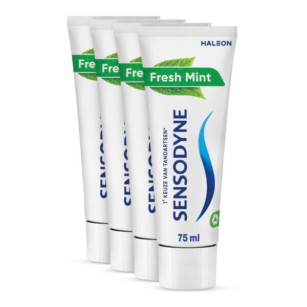 Sensodyne Fresh Mint fogkrém 4 x 75 ml