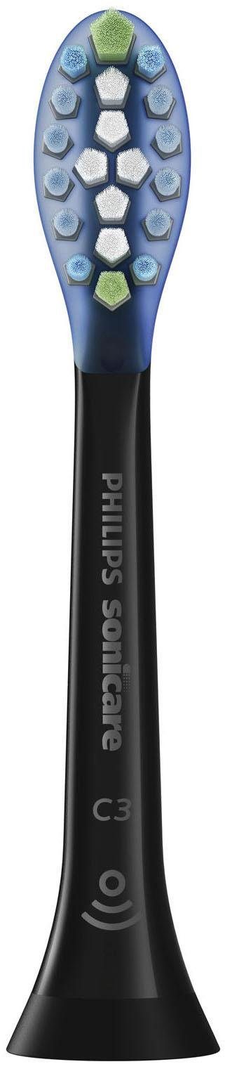 Philips Sonicare Aufsteckbürsten Premium Plaque Defense, schwarz