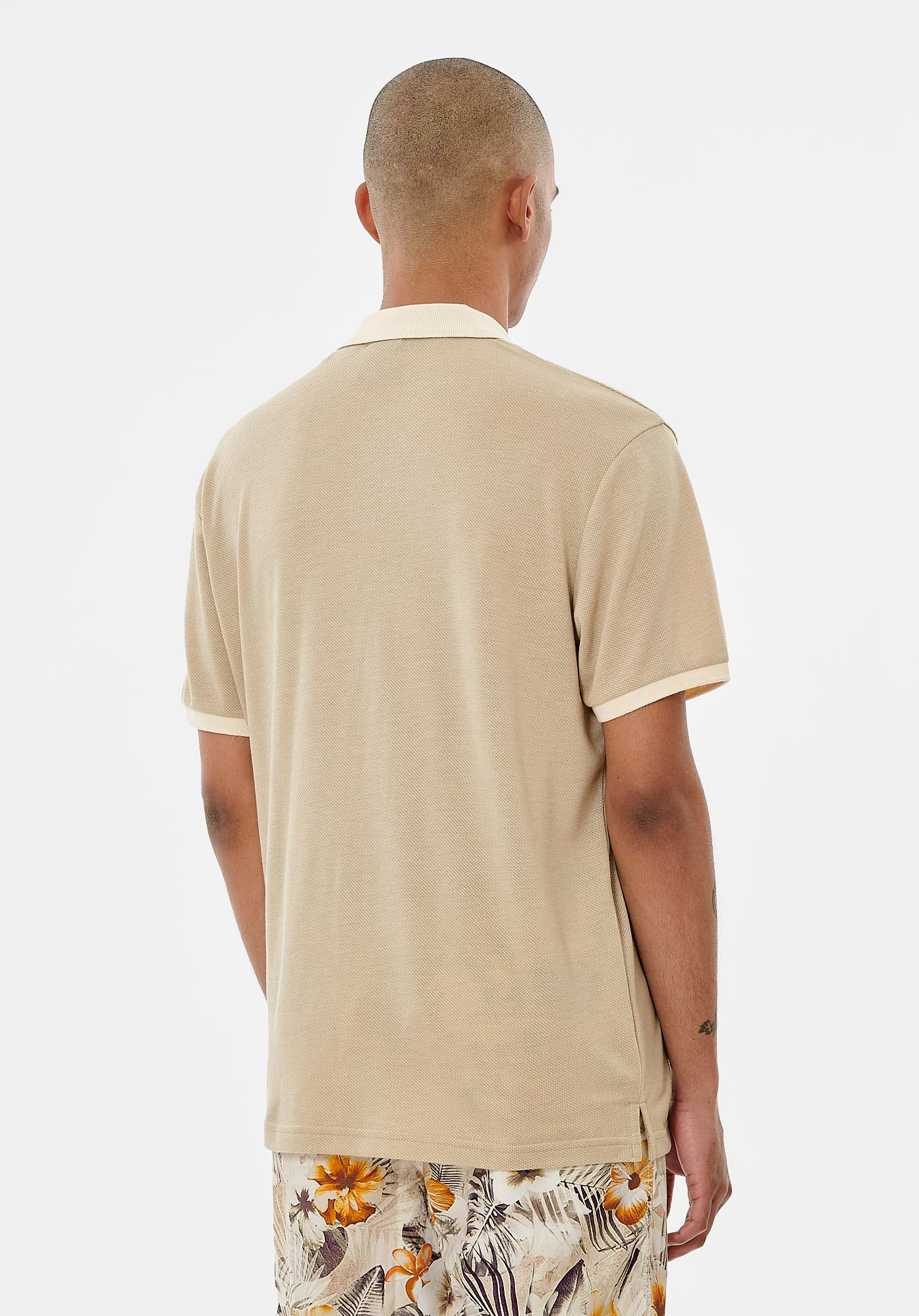 SHRI   Polo beige Homme