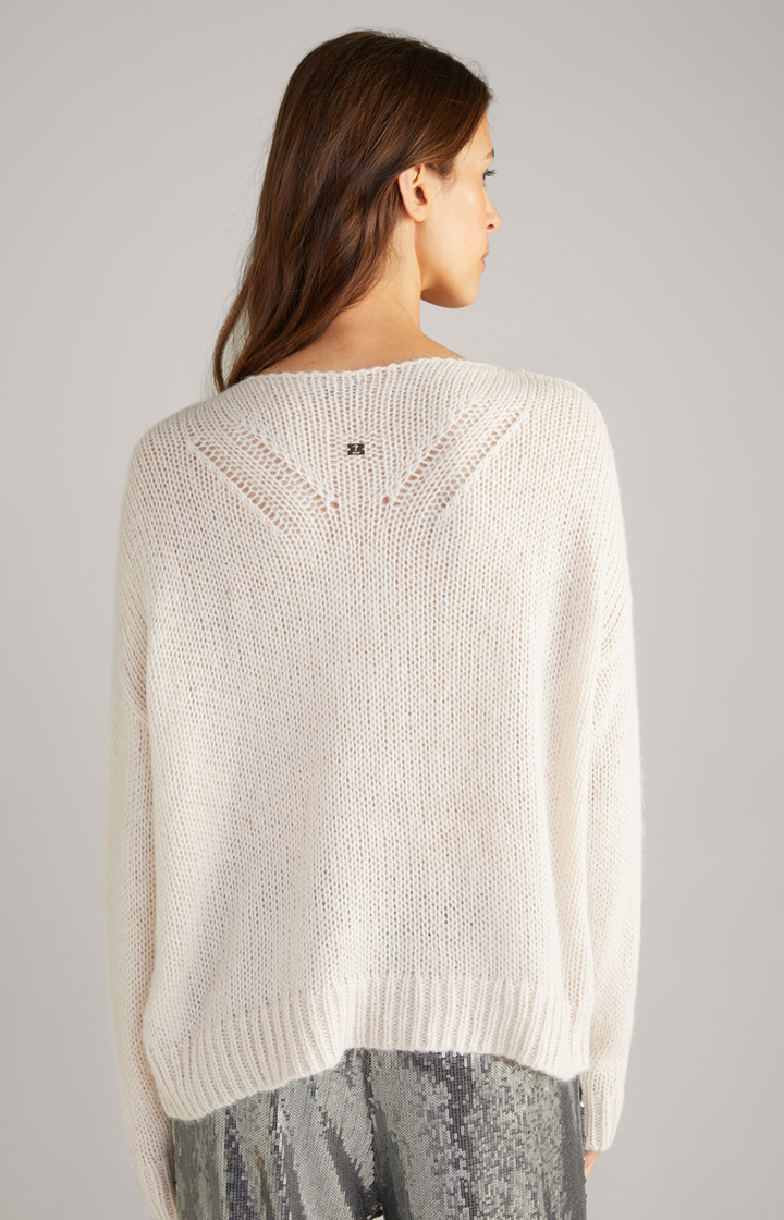 Strickpullover in Offwhite