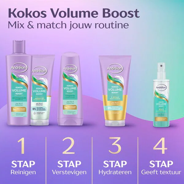 Andrélon Coconut Volume Boost Volume Shampoo 250 ml