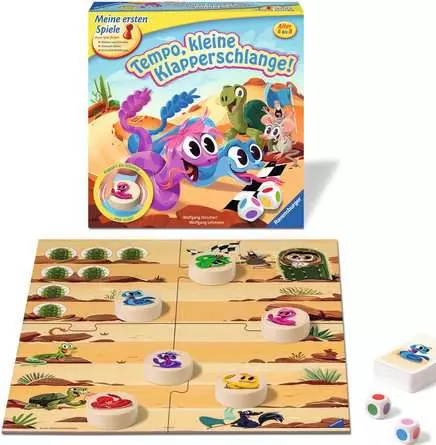 Tempo, kleine Klapperschlange! - Kinderspiel ab 4 Jahren