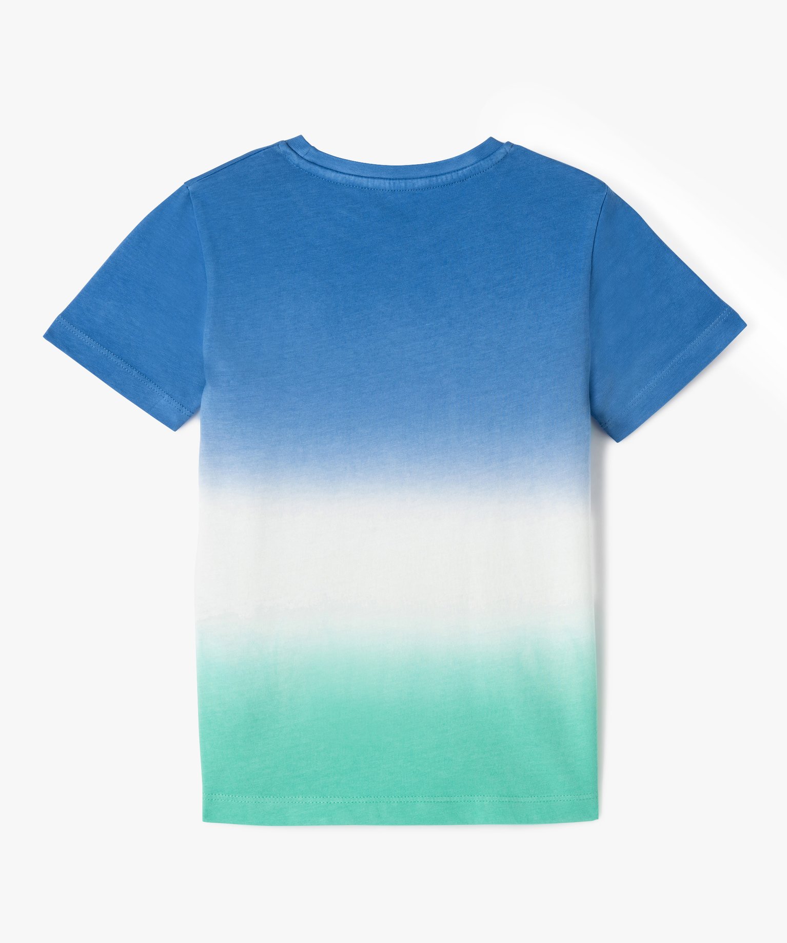 Tee-shirt Garçon tricolore à manches courtes multicolore | GEMO