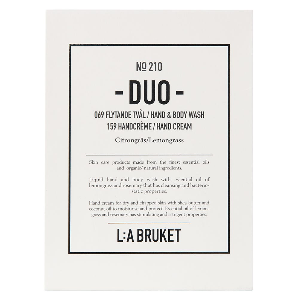 L:A BRUKET 210 Duo Liquid Soap & Hand Cream 2 x 190 ml