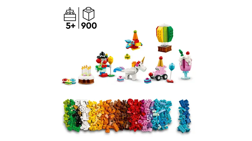LEGO Classic 11029 Party Kreativ-Bauset