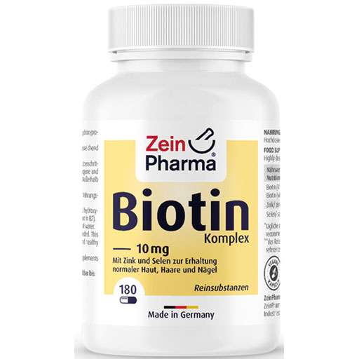 BIOTIN KOMPLEX 10 mg Zink Selen hochdosiert Kaps.  180 St  Kapseln