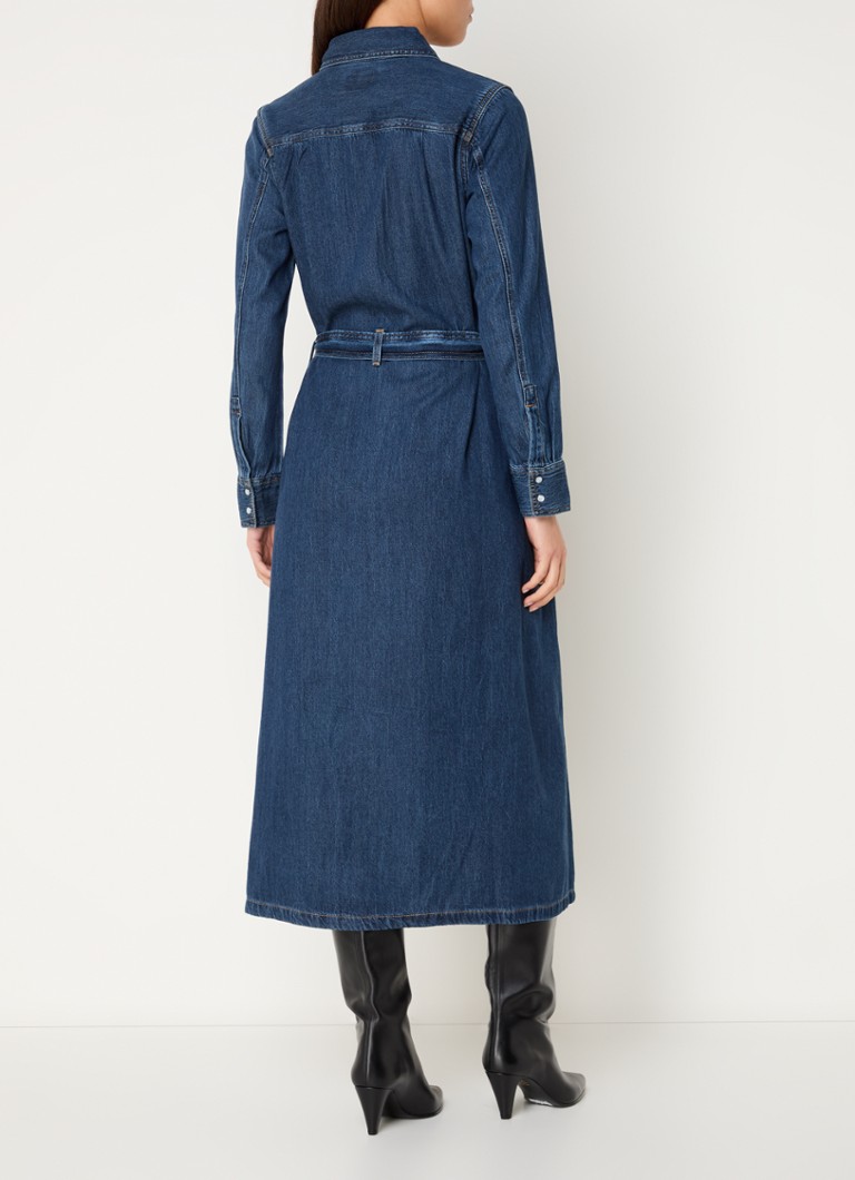 Vestido camisero midi Levi's Quinney de mezcla de lyocell con cinturón.