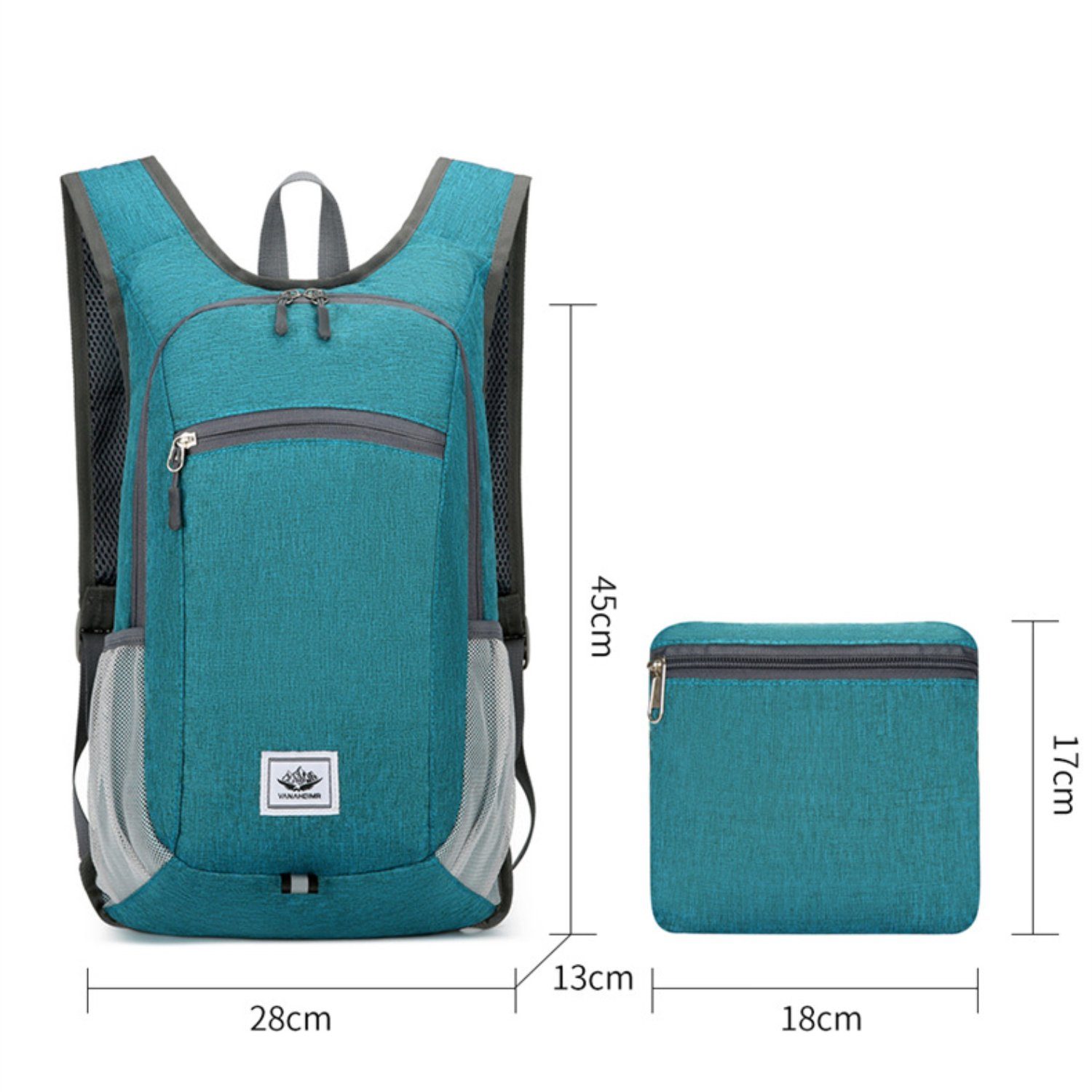 G4Free Wanderrucksack, Leichter Kleiner Faltbar Reise-Tagesrucksack