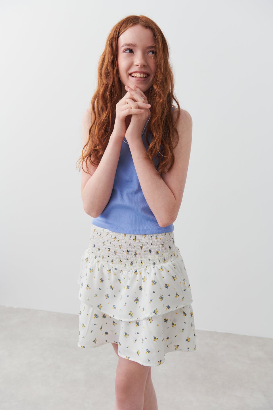 Y frill skirt