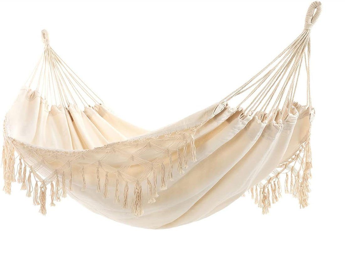 Ronner UG Hängematte Outdoor-Boho-Hängematte, tragbar, für Innenterrasse, Garten, Terrasse (1 St)