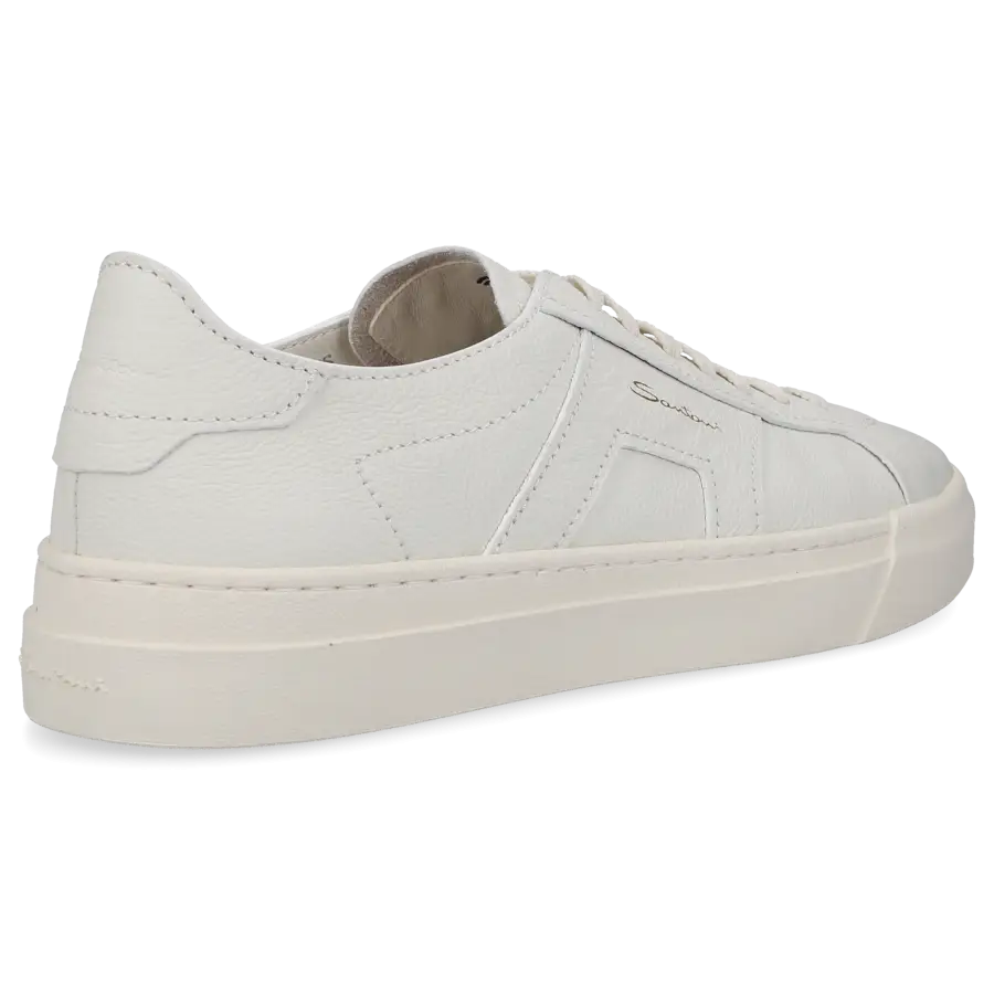 Santoni - Sneaker low 21967 Kalbsleder - weiß