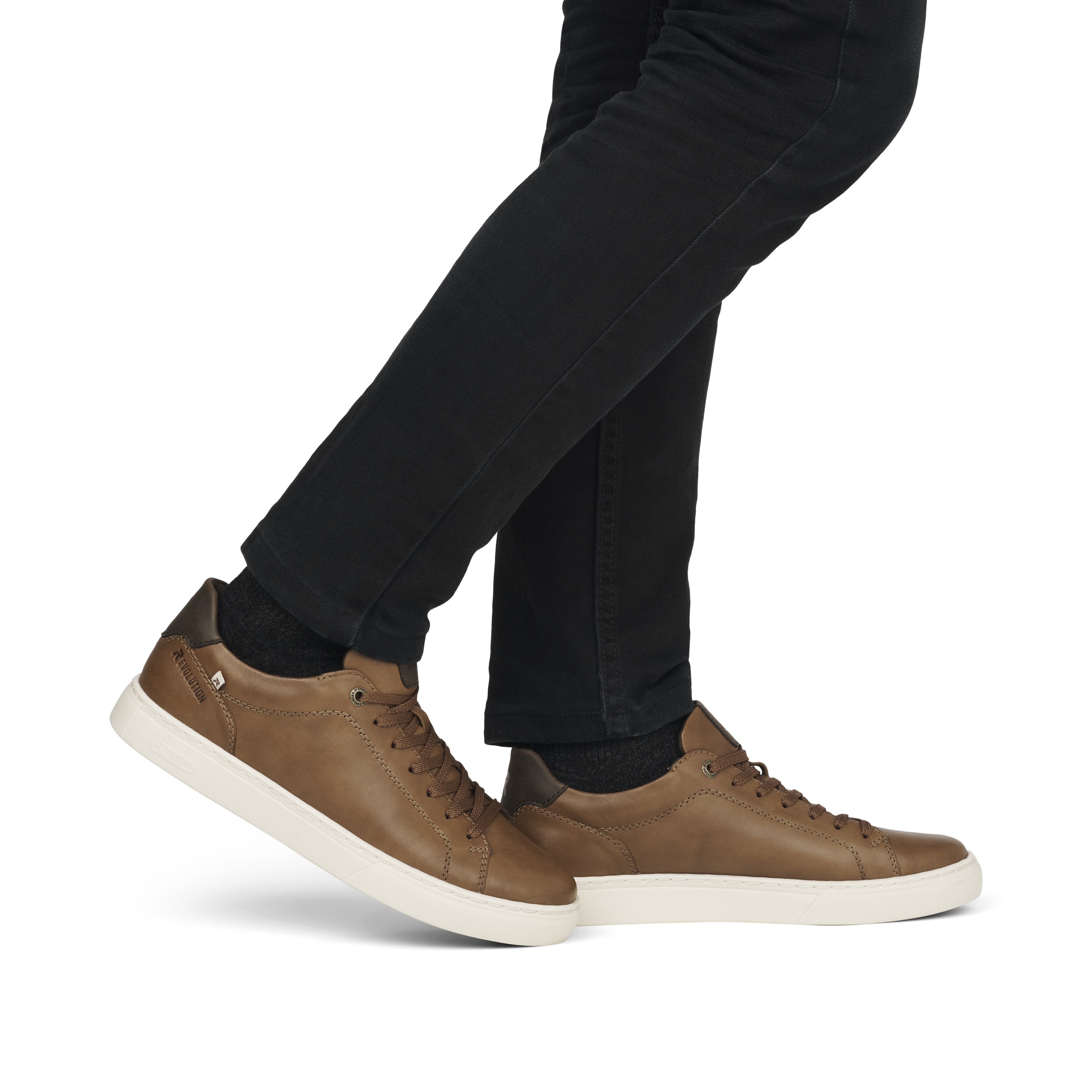 Rieker Herren Sneaker Low wood brown
