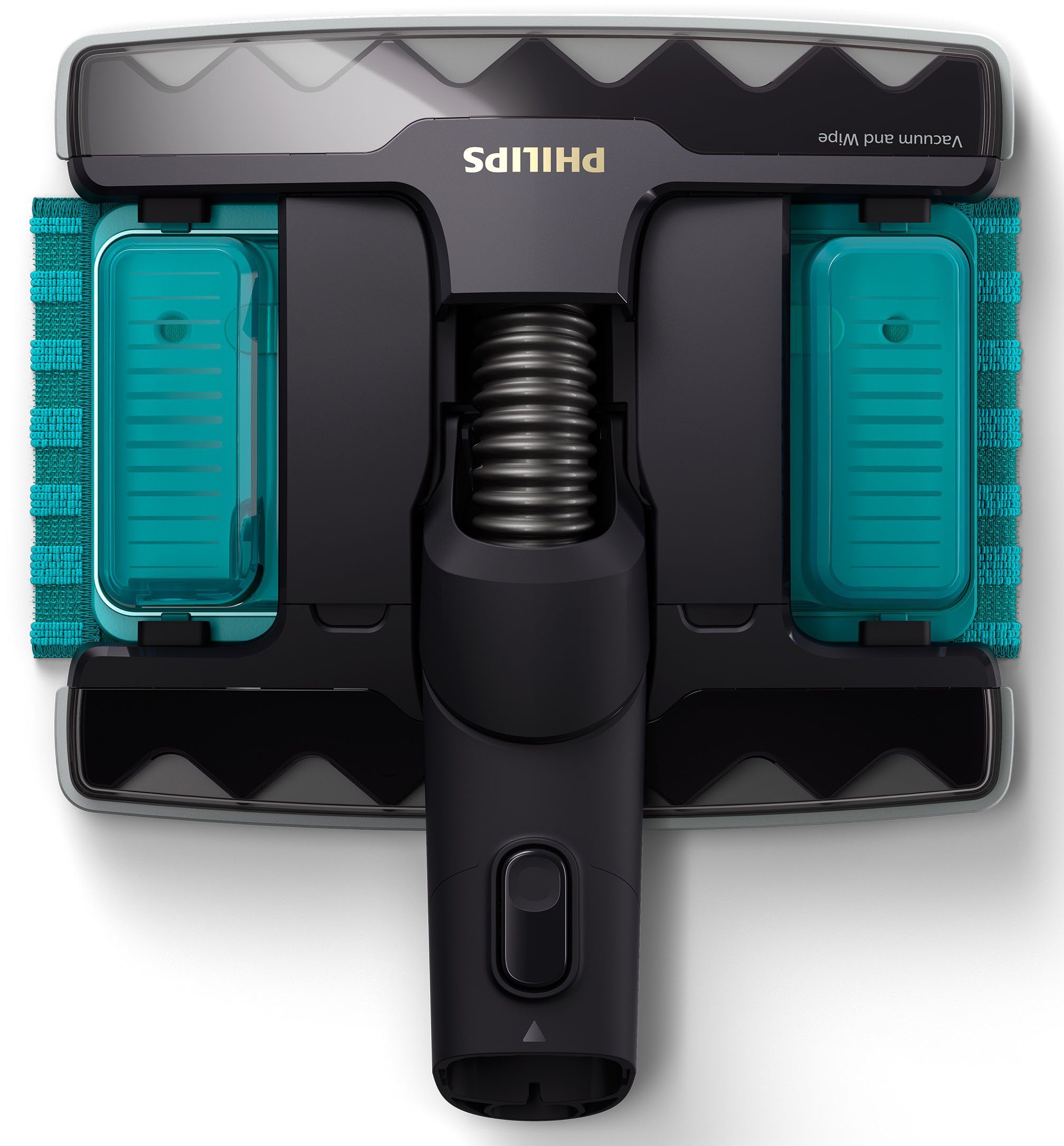 Philips Nass-Trocken-Akkusauger XC8347/01 SpeedPro Max Aqua Plus, beutellos, mit 80 Minuten Laufzeit, Wischfunktion und 360°-Saugdüse