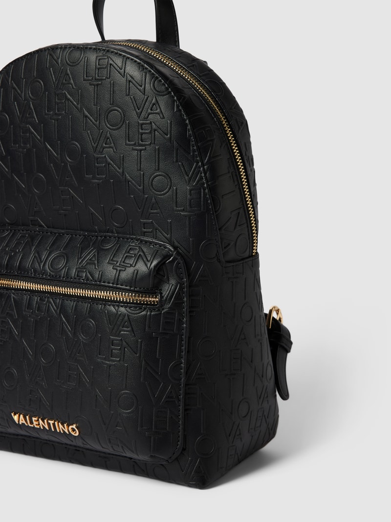 Rucksack mit Label-Muster Modell 'RELAX' in black