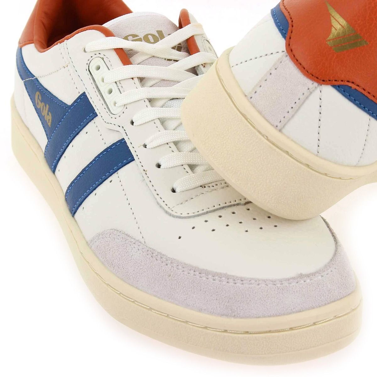 Gola  CONTACT LEATHER CMB261 - Blanc bleu
