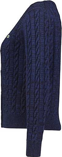 Lacoste Damen Strickjacke mit Wolle