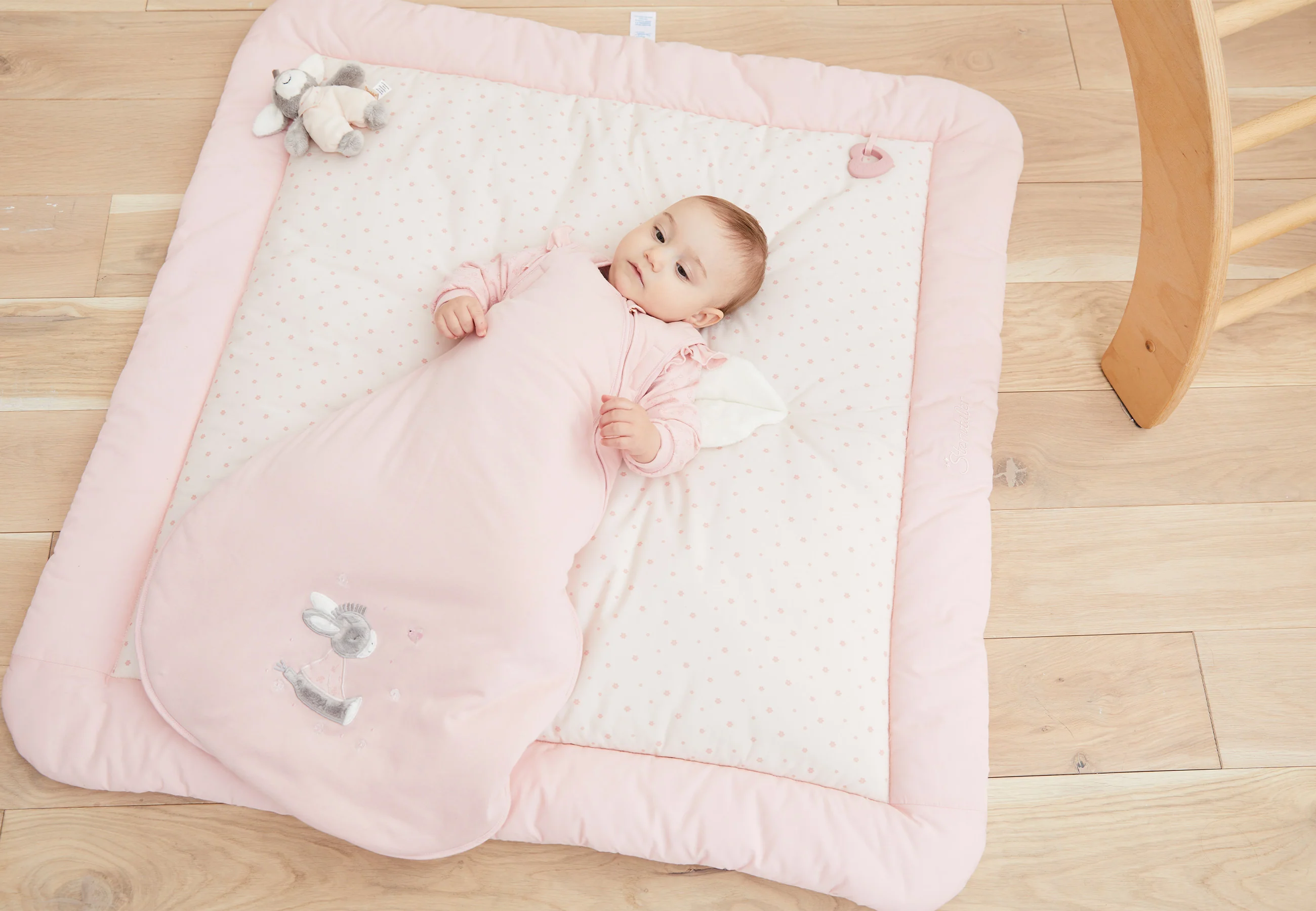 Schlafsack mit Armen, Esel Emmi Girl, 70cm