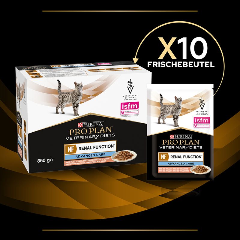 PURINA PRO PLAN Veterinary Diets Feline NF Advance Care Lachs