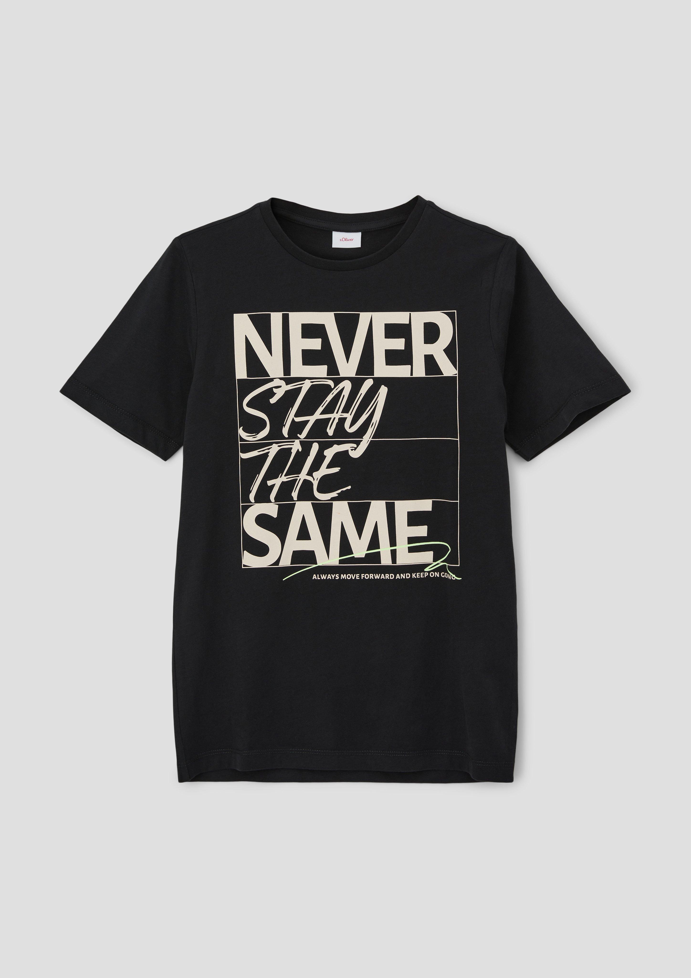 T-Shirt mit Frontprint  2140083-9999
