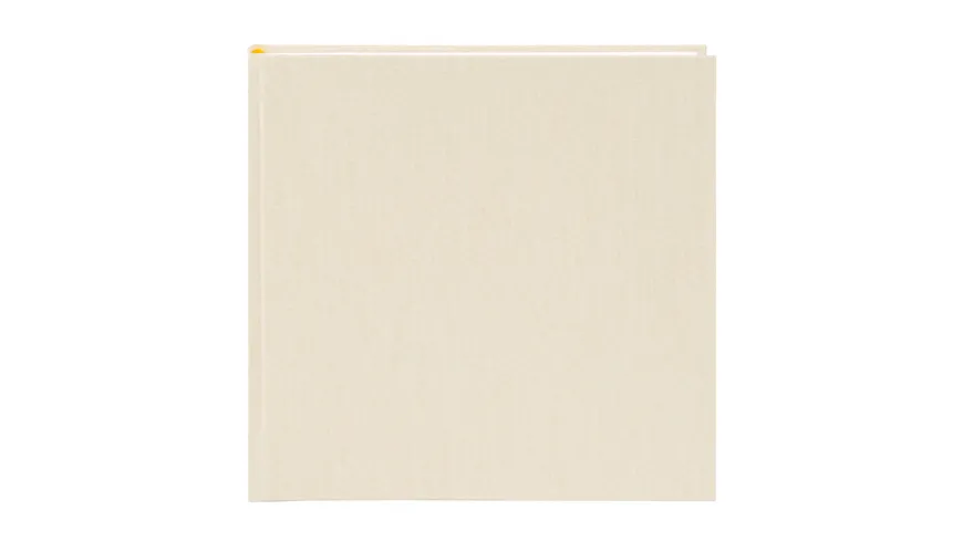 goldbuch Fotoalbum aus recyceltem Ozean-Plastik in beige, 24x25 cm mit 60 weißen Seiten beige