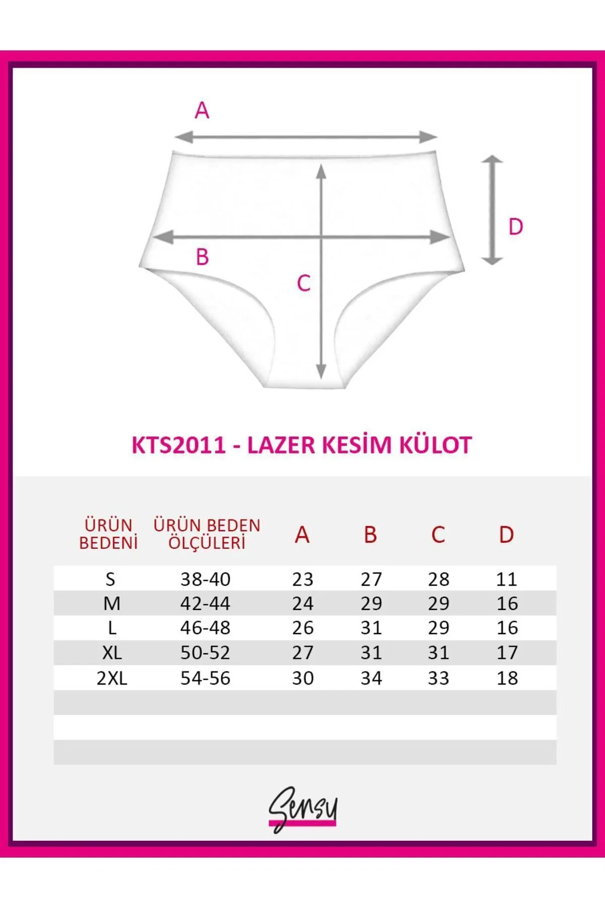 Sensu  Nahtlose, lasergeschnittene Höschen mit hoher Taille für Damen (ELASTY WAIST), 3er-Set