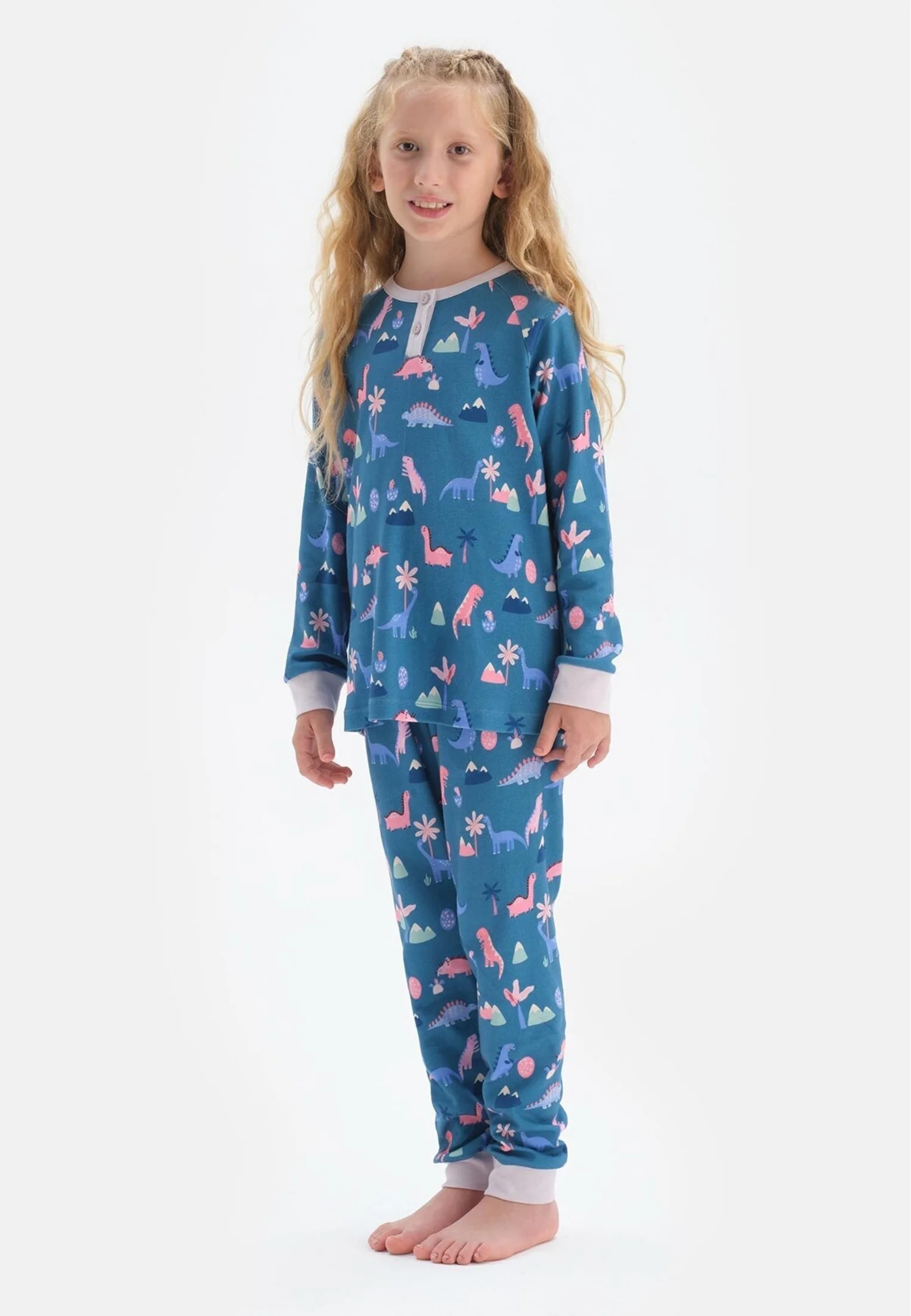 DAGI CREW NECK ANIMALSET - Pijama