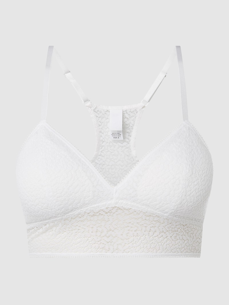 Bustier aus Spitze in weiß
