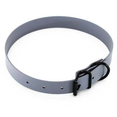 Heim Halsband BioThane, grau