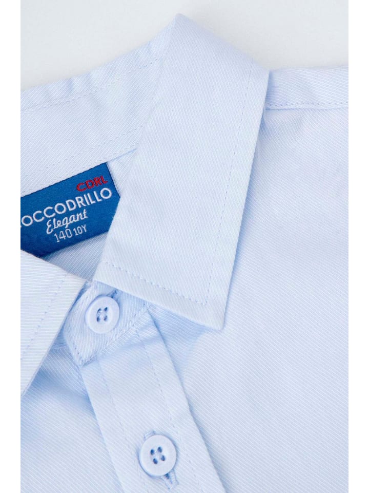 Coccodrillo Hemd mit kurzen Ärmeln in blau günstig kaufen