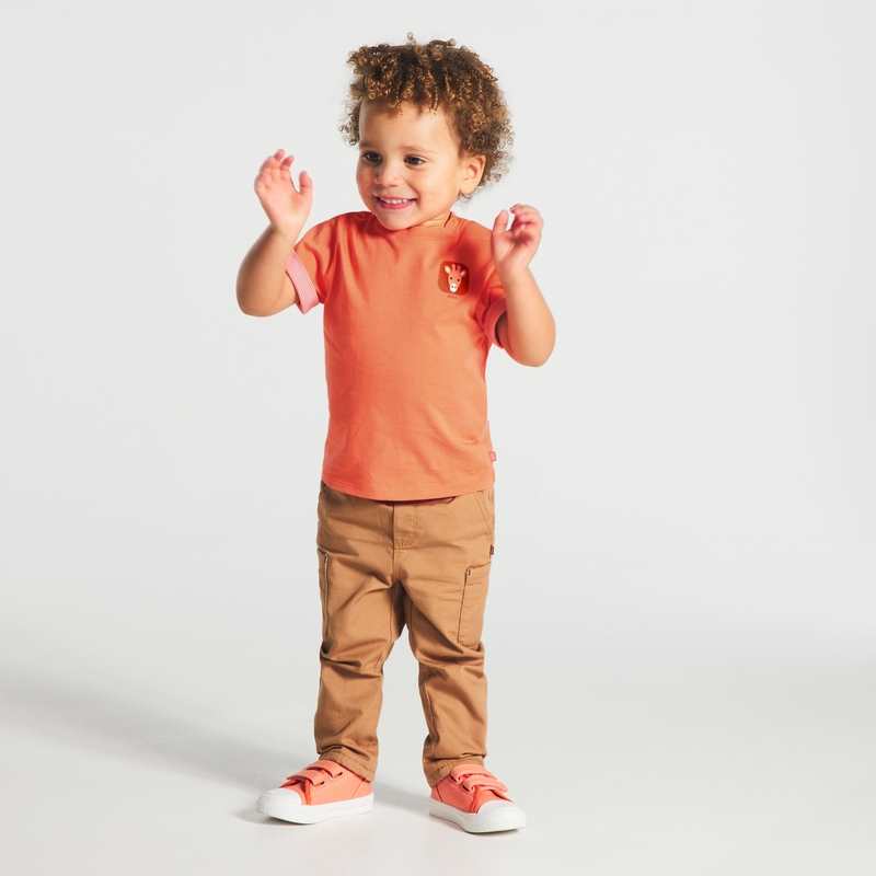 T-shirt à motif orange bébé garçon