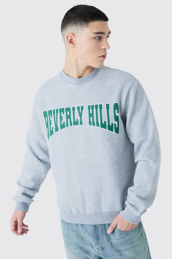 Sweatshirt mit Beverly Hills Print
