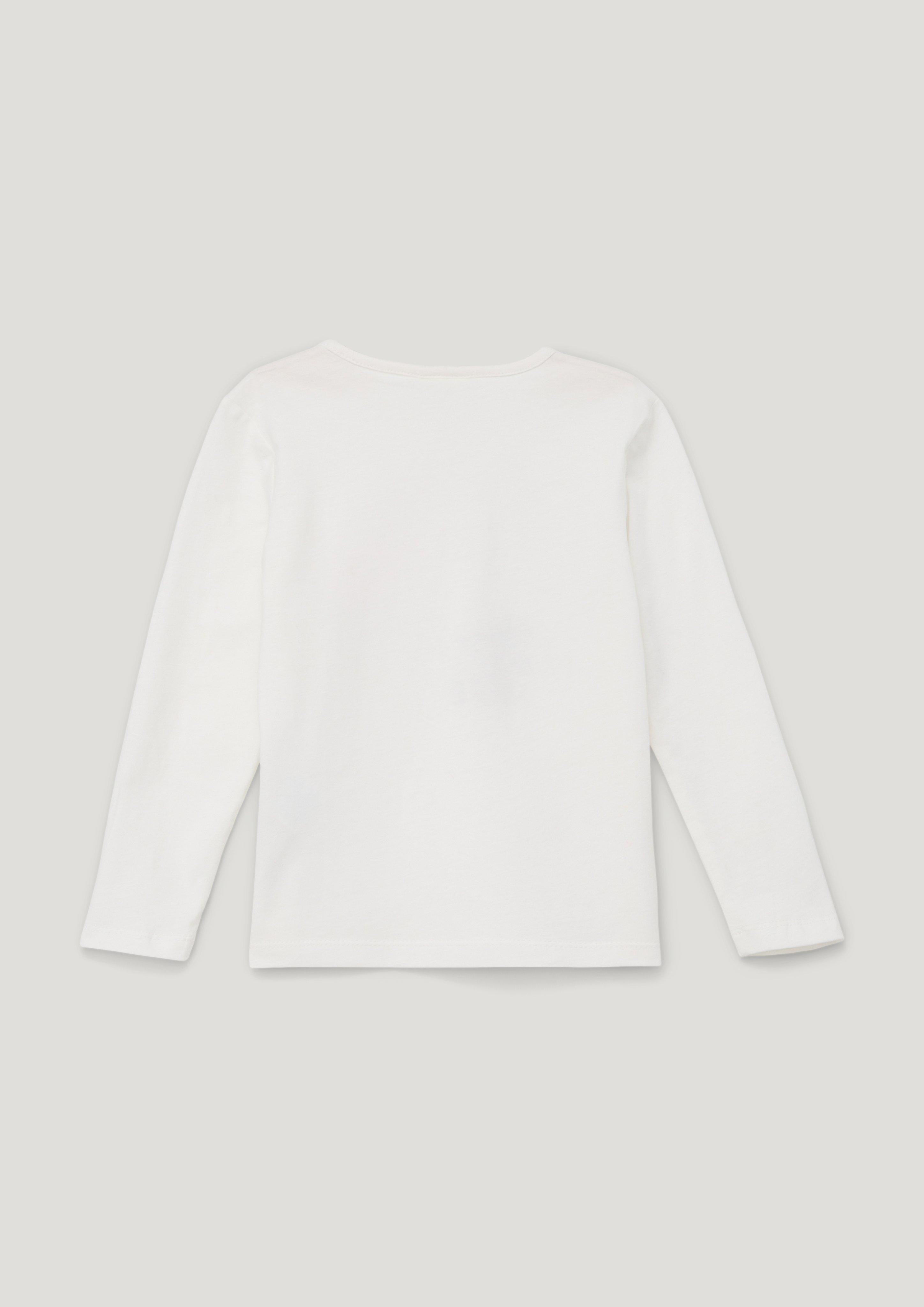 Longsleeve mit glitzerndem Frontprint  2133800-0210