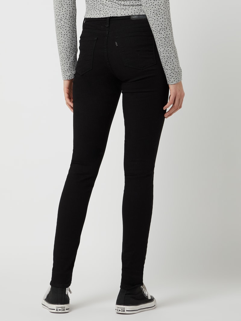 Shaping Super Skinny Fit Jeans mit Stretch-Anteil Modell 310 - 'Water<Less™' in schwarz
