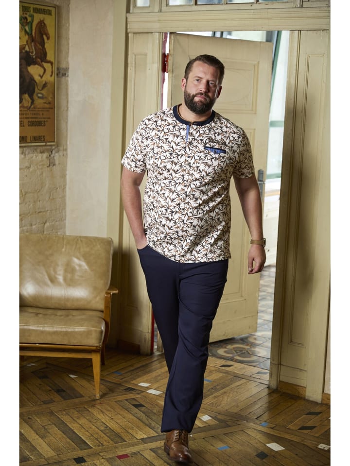 Charles Colby T-Shirt EARL LYNDON in weiß bedruckt günstig kaufen
