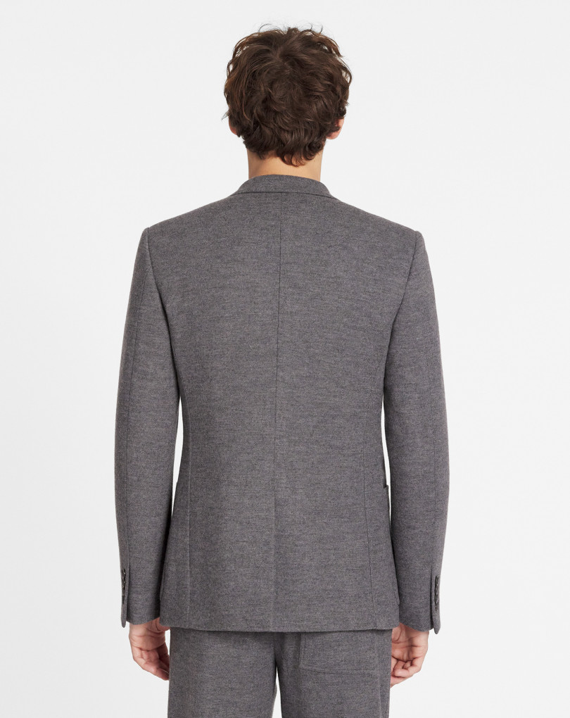 VESTE À BOUTONNAGE SIMPLE POCHES PLAQUÉES