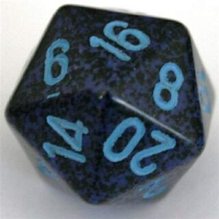 Speckled Cobalt 34mm d20 Dice
